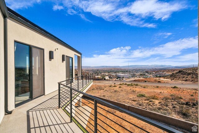 1003 N Grand Heights Dr, St George, UT 84770 - balcony featuring a mountain view