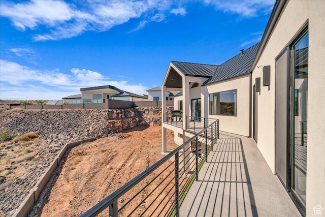 1003 N Grand Heights Dr, St George, UT 84770 - view of patio featuring a balcony