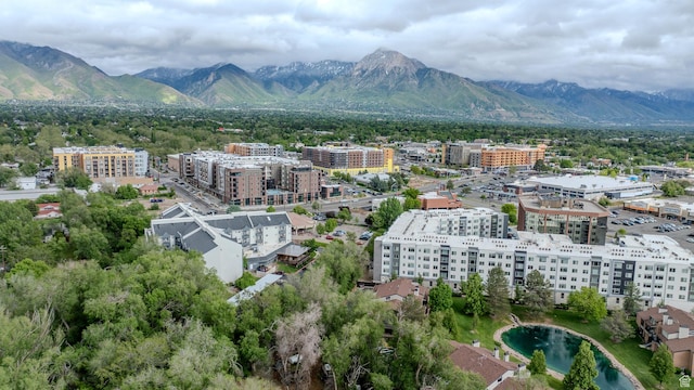 1140 E Elgin Ave S, Millcreek, UT 84106 - aerial view of a water and mountain view