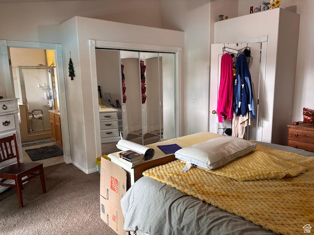 681 W 410 N, American Fork, UT 84003 - bedroom featuring carpet floors, a closet, and ensuite bath