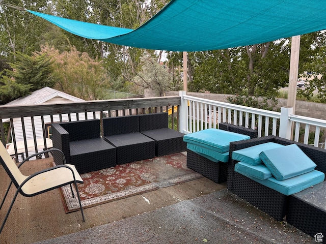 681 W 410 N, American Fork, UT 84003 - deck featuring outdoor lounge area