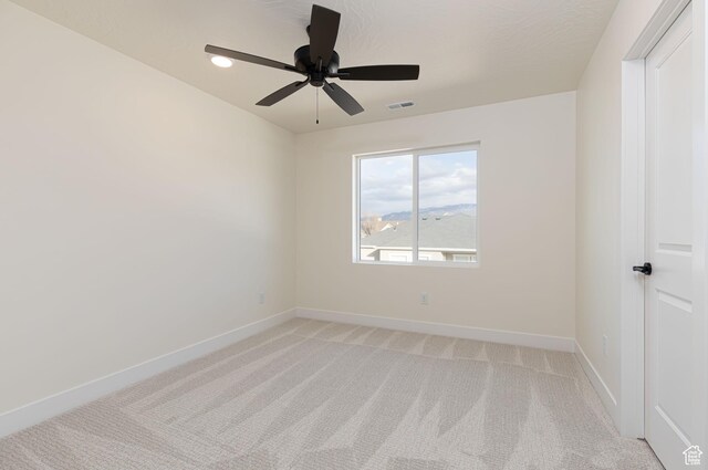 1262 N 3625 W Cir W, Cedar City, UT 84721 - unfurnished room featuring light colored carpet, baseboards, and ceiling fan