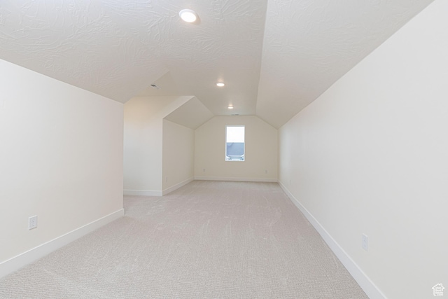 1262 N 3625 W Cir W, Cedar City, UT 84721 - bonus room featuring lofted ceiling, light carpet, a textured ceiling, baseboards, and recessed lighting