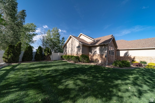 view of property exterior with brick siding