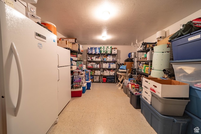 view of storage room