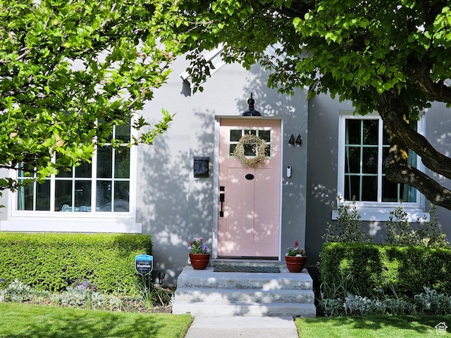 44 S 700 E, Provo, UT 84606 - entrance to property with stucco siding