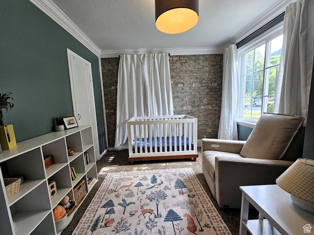 44 S 700 E, Provo, UT 84606 - bedroom featuring ornamental molding and a crib