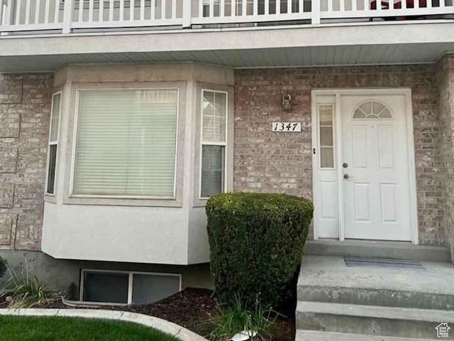 1347 S 1370 E, Provo, UT 84606 - entrance to property featuring stone siding