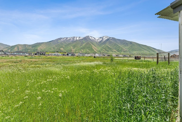 view of mountain backdrop