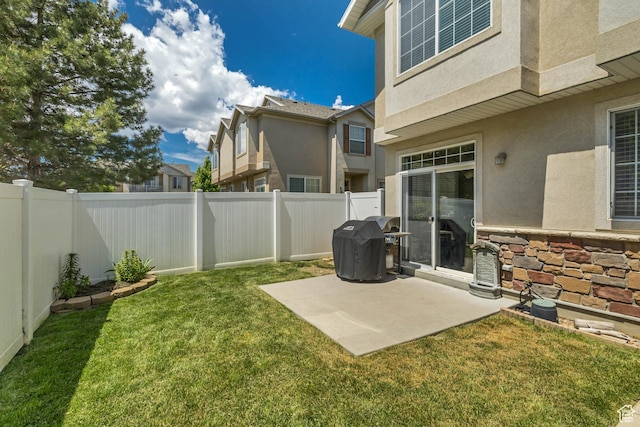 6297 W Traveler Ln, West Jordan, UT 84081 - view of yard with a patio