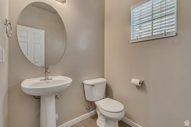 6297 W Traveler Ln, West Jordan, UT 84081 - half bath featuring toilet and baseboards
