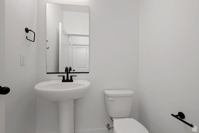 half bath with toilet