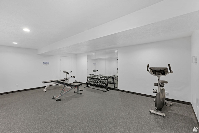 200 W 1200 S Unit 18, Tremonton, UT 84337 - workout area featuring baseboards and recessed lighting
