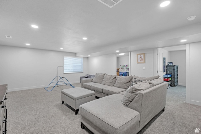 200 W 1200 S Unit 18, Tremonton, UT 84337 - living room with recessed lighting, carpet flooring, and baseboards