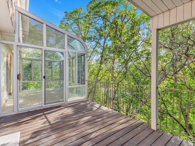 3351 E Deer Hollow Cir S, Sandy, UT 84092 - wooden terrace with a sunroom