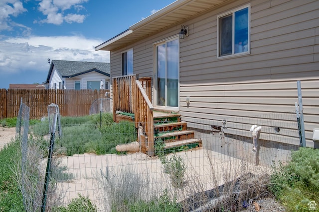544 E 1875 S, Roosevelt, UT 84066 - doorway to property with fence