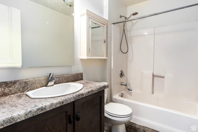 544 E 1875 S, Roosevelt, UT 84066 - bathroom featuring tub / shower combination, toilet, and vanity