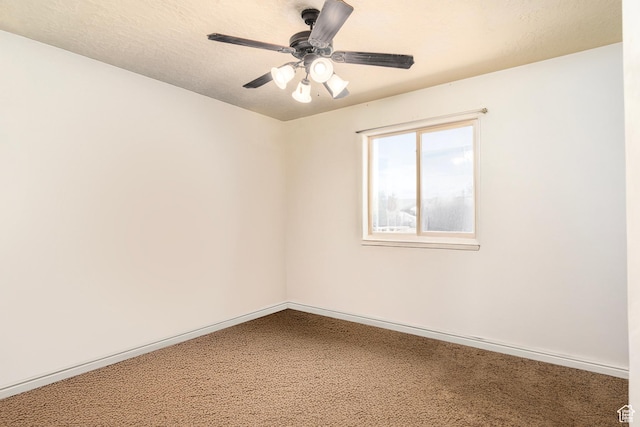 544 E 1875 S, Roosevelt, UT 84066 - carpeted spare room featuring a ceiling fan and baseboards