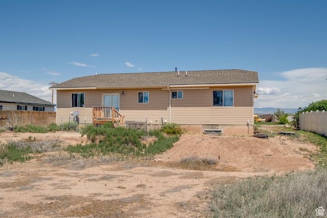 544 E 1875 S, Roosevelt, UT 84066 - rear view of house with fence