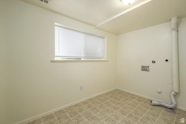 7648 S 2290 W, West Jordan, UT 84084 - clothes washing area with electric dryer hookup, washer hookup, baseboards, and gas dryer hookup
