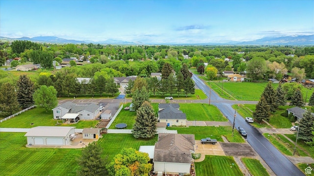 211 S 300 E, Wellsville, UT 84339 - aerial perspective of suburban area featuring mountains
