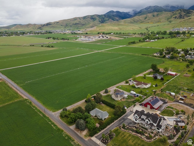 540 N 100 E, Hyde Park, UT 84318 - aerial view of sparsely populated area featuring a mountain backdrop