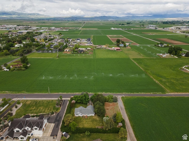 540 N 100 E, Hyde Park, UT 84318 - aerial view of sparsely populated area with mountains