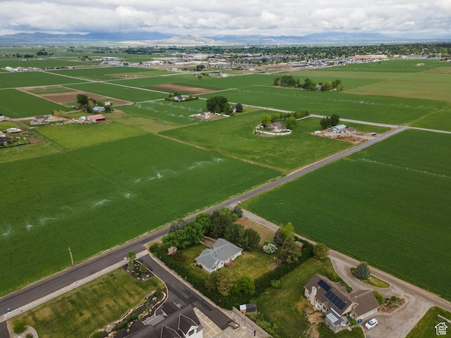 540 N 100 E, Hyde Park, UT 84318 - aerial view of sparsely populated area with mountains