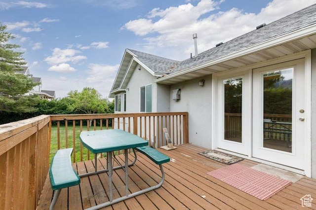 540 N 100 E, Hyde Park, UT 84318 - view of wooden deck