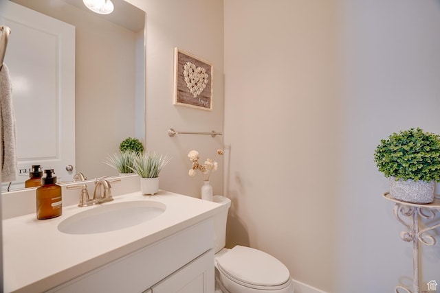 2700 E Red Barn Rd S, Heber City, UT 84032 - half bathroom with vanity and toilet