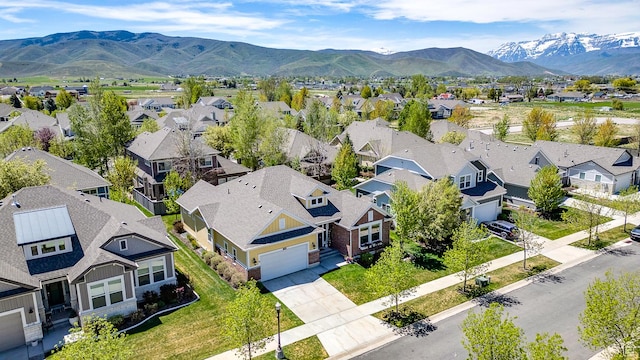 2700 E Red Barn Rd S, Heber City, UT 84032 - aerial perspective of suburban area with mountains
