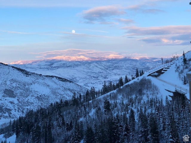 view of mountain backdrop