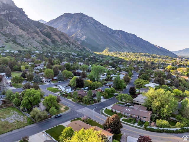 3165 N Bannock Dr E, Provo, UT 84604 - aerial view of residential area with a mountain backdrop