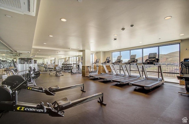 909 W Peace Tree Trl Unit 513, Kamas, UT 84036 - gym with recessed lighting