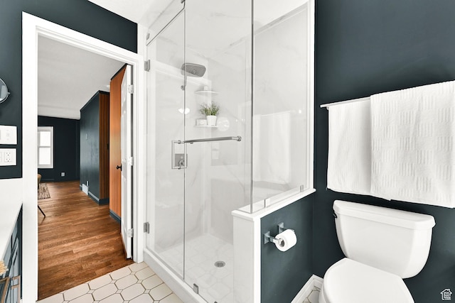 3348 E Stonehill Ln, Cottonwood Heights, UT 84121 - full bathroom with a shower stall and toilet