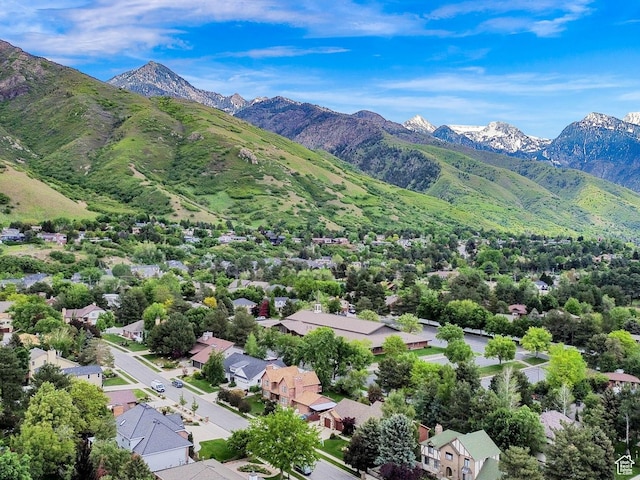 3348 E Stonehill Ln, Cottonwood Heights, UT 84121 - view of mountain backdrop with nearby suburban area