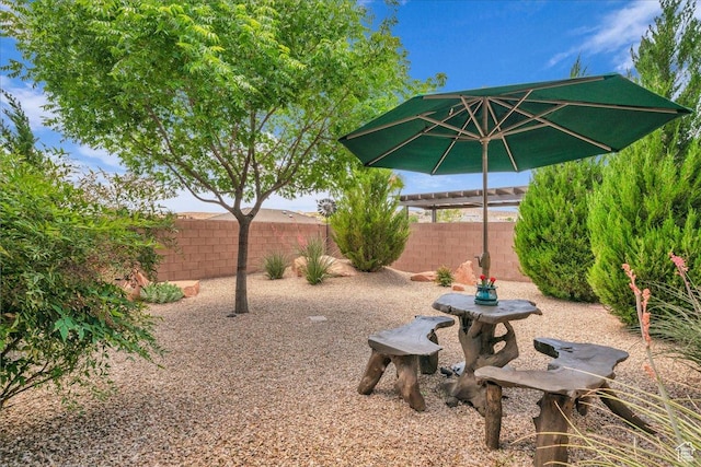 1865 N Park Grove Dr, Washington, UT 84780 - view of patio / terrace featuring fence