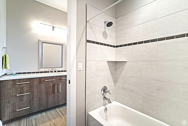 3196 E 25 S, Layton, UT 84040 - full bathroom featuring washtub / shower combination and vanity