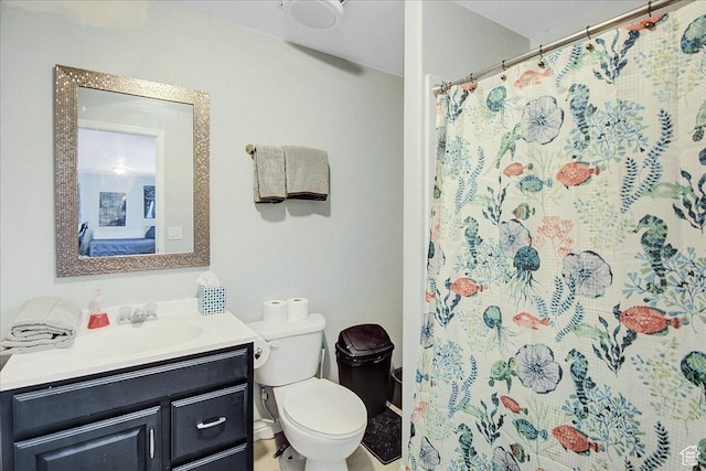 178 W Heidelberg Pl N, Stansbury Park, UT 84074 - full bathroom with toilet, vanity, and curtained shower