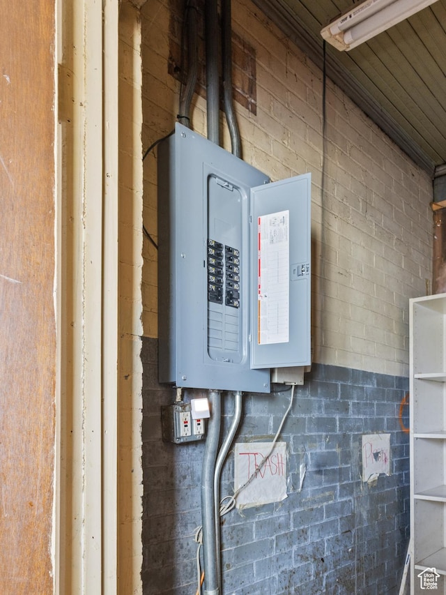 551 E 27th St, Ogden, UT 84403 - utility room with electric panel