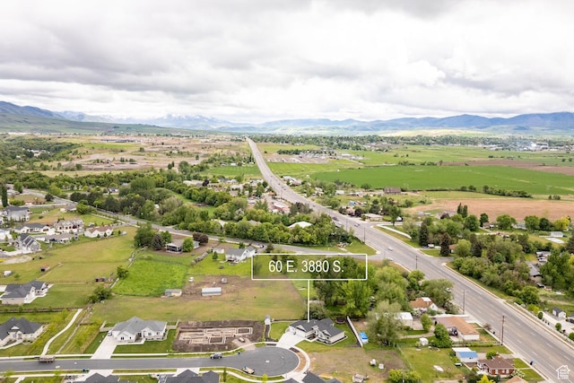 bird's eye view of mountains