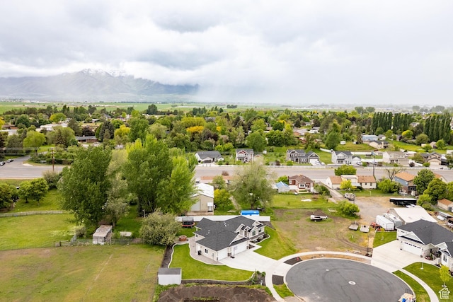 aerial perspective of suburban area