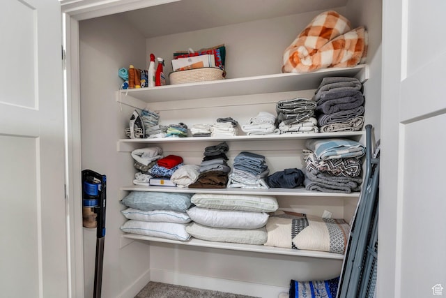 view of closet