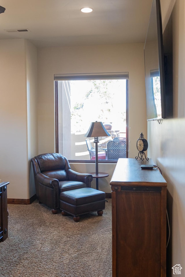 2090 N Tuweap Dr Unit 15, St George, UT 84770 - living area featuring carpet, recessed lighting, and baseboards