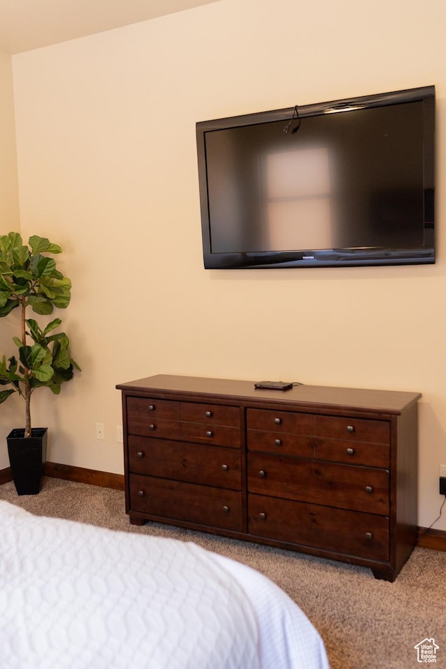 2090 N Tuweap Dr Unit 15, St George, UT 84770 - bedroom with light carpet and baseboards