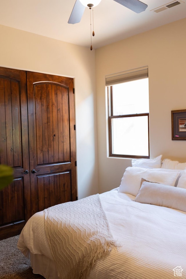 2090 N Tuweap Dr Unit 15, St George, UT 84770 - bedroom featuring ceiling fan