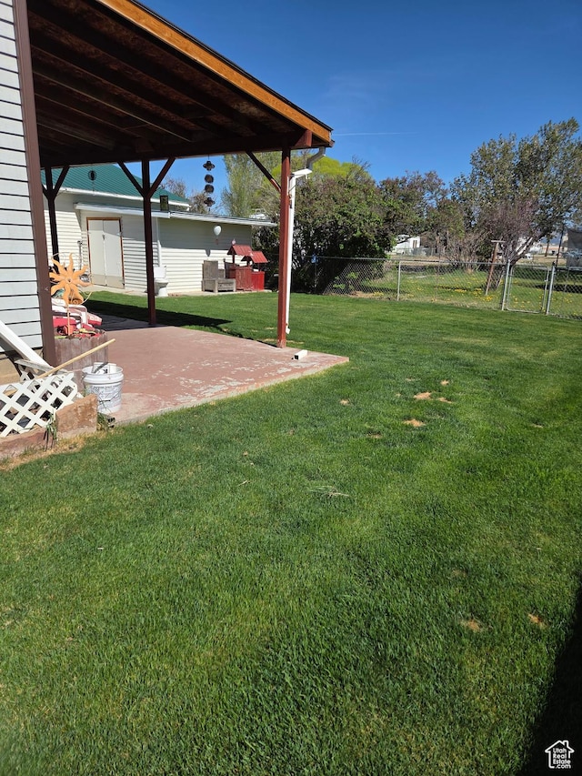 157 E 100 N, Wellington, UT 84542 - view of yard with a patio