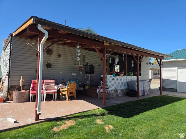 157 E 100 N, Wellington, UT 84542 - view of patio featuring grilling area