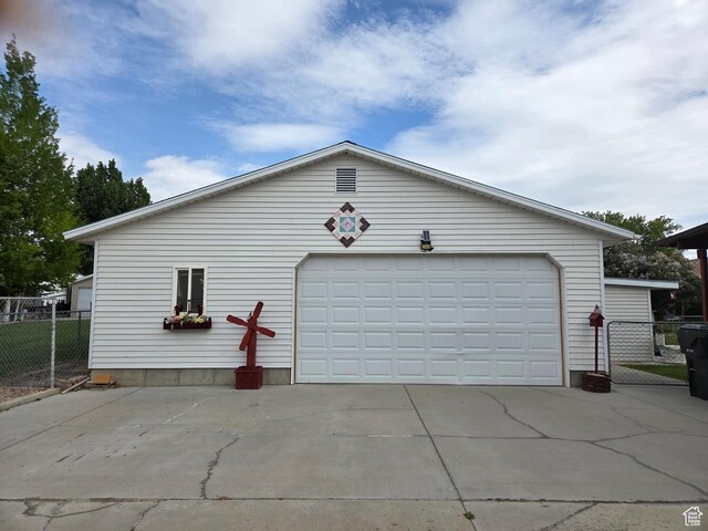 157 E 100 N, Wellington, UT 84542 - view of detached garage