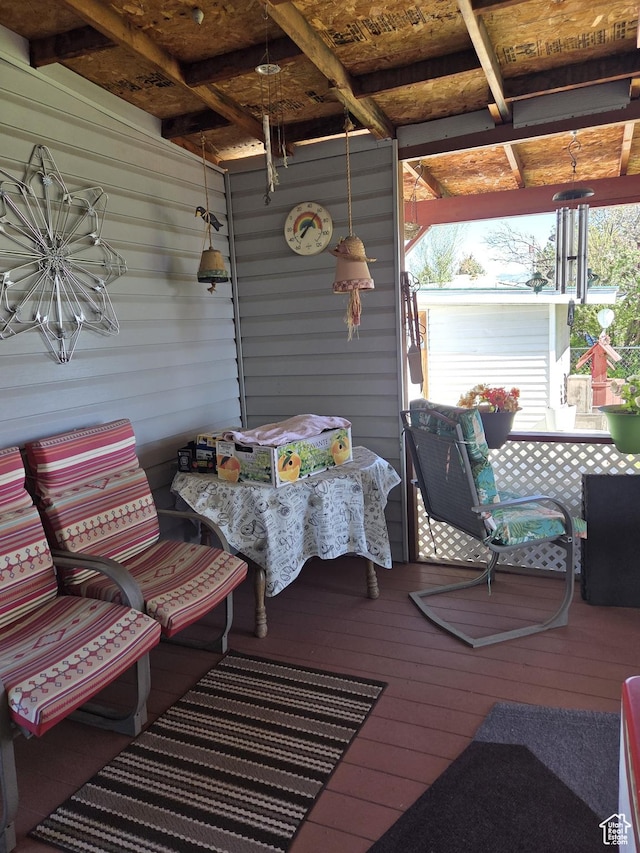 157 E 100 N, Wellington, UT 84542 - deck featuring outdoor dining space